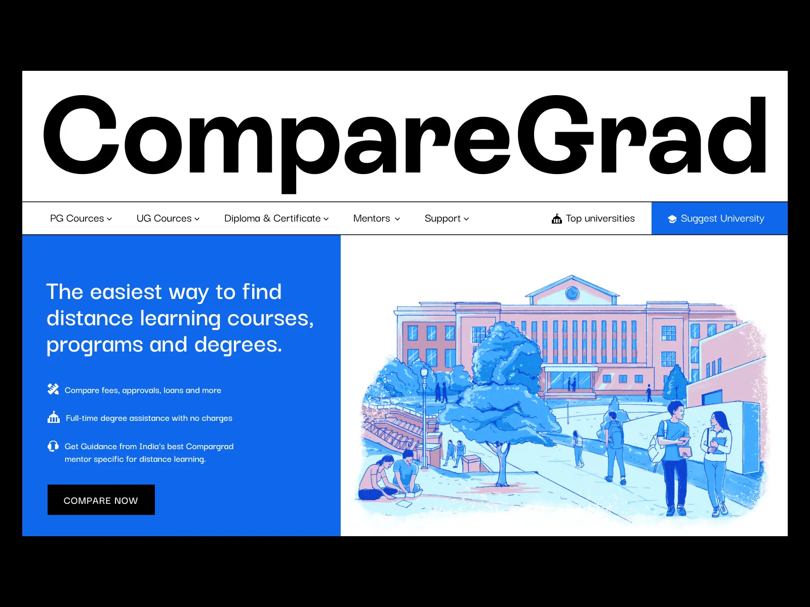 CompareGrad: Edtech startup for distance education