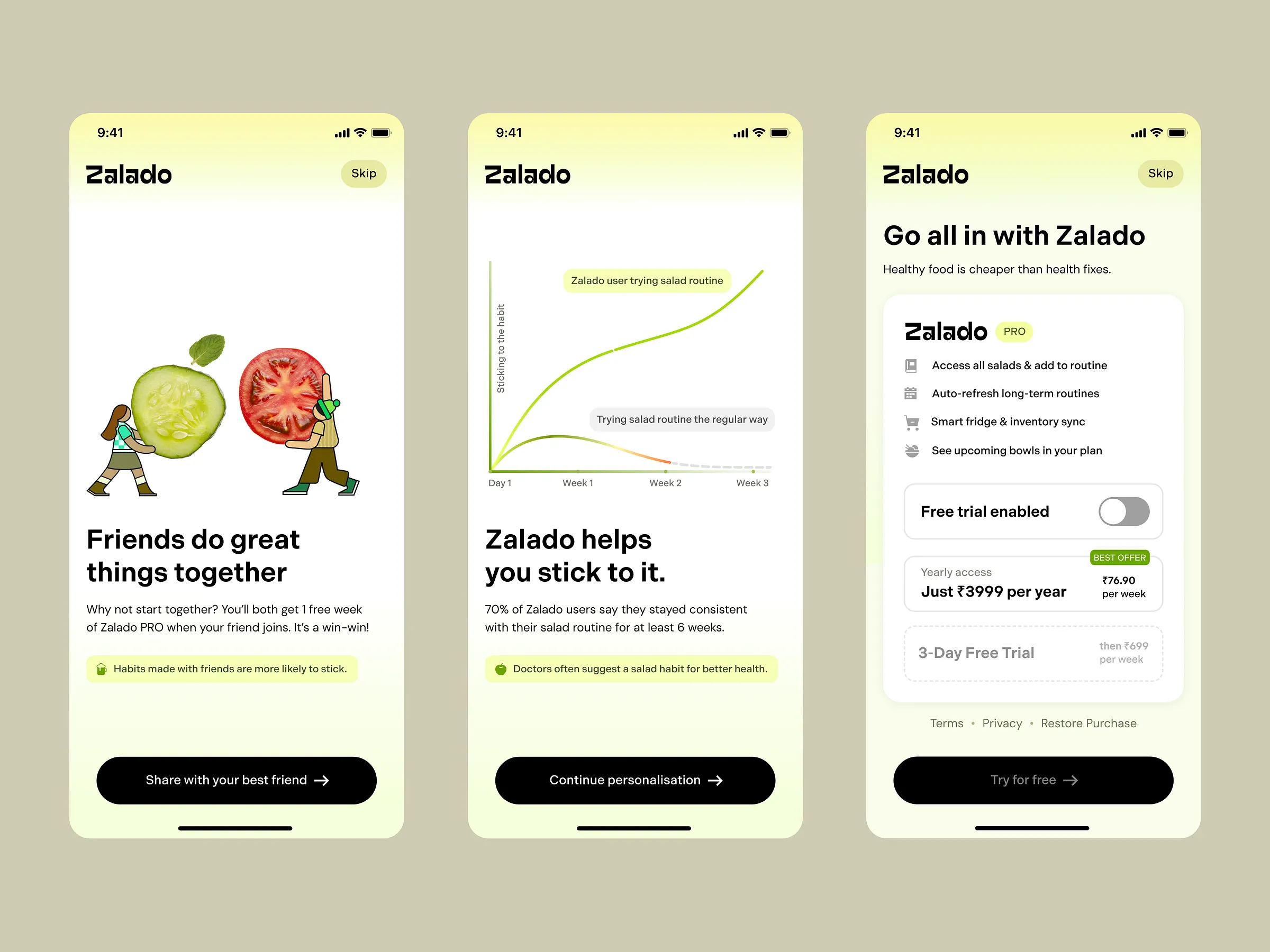 Zalado Mobile App